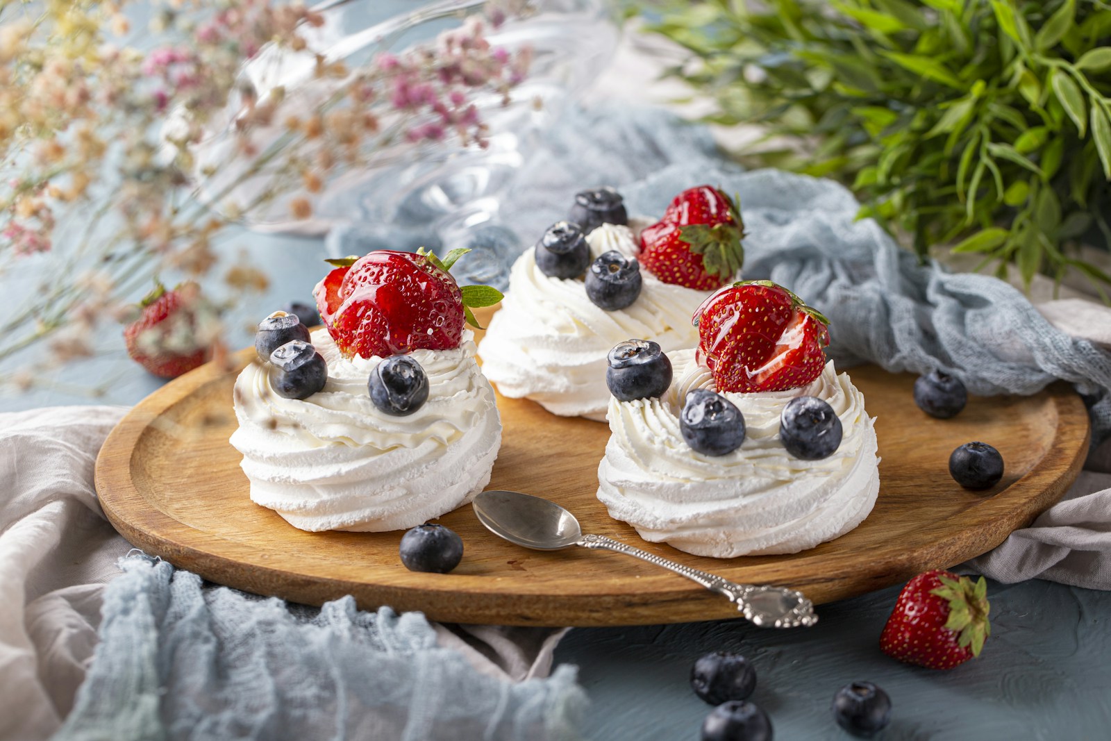 Pavlova fruits rouges